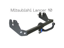 Zdejmowany hak holowniczy na 2 śruby - Mitsubishi Lancer 10 Sport sedan 2013-, Lancer 10 Sport hatchback 2008- - фото товару в інтернет магазині bronex.ua